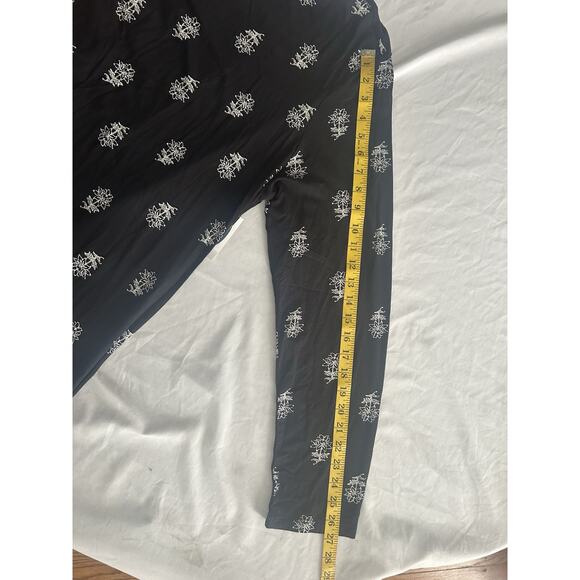 Old Navy Floral Jersey Shift Dress Womens Size XXL Tall Black White Comfort NWT - Picture 8 of 8